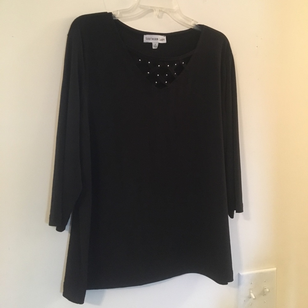3/4 length blouse tops